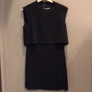 sandro black dress